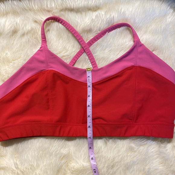 Soul Cycle Red & Pink Sport Bra - Picture 9 of 11